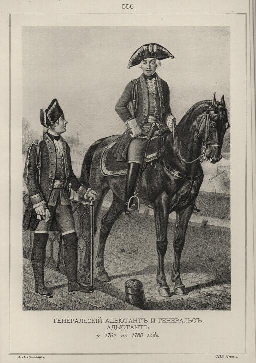 ������������ �������� � ��������� �������� � 1764 �� 1780 ���.